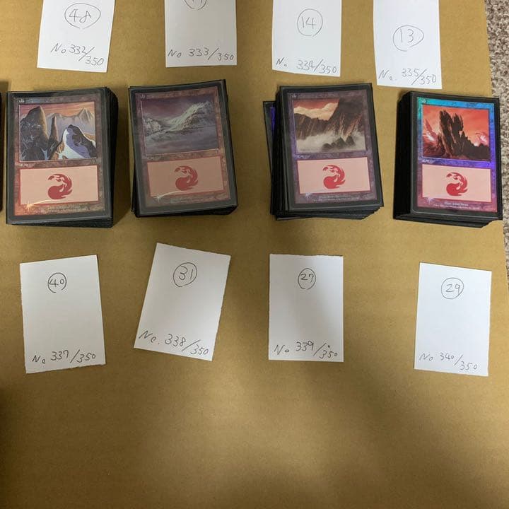 ★バラ売り可★7版基本地形 日本語Foil