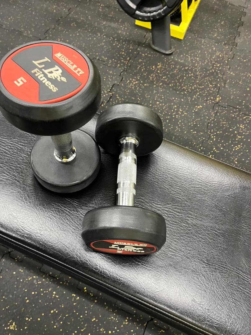 ラバーダンベル 2.5kg 5kg各 2個