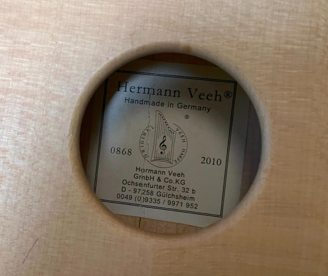 ペ*＊様 ドイツ製ヘルマンハープ　エントリーモデルMタイプ25弦　ケース他