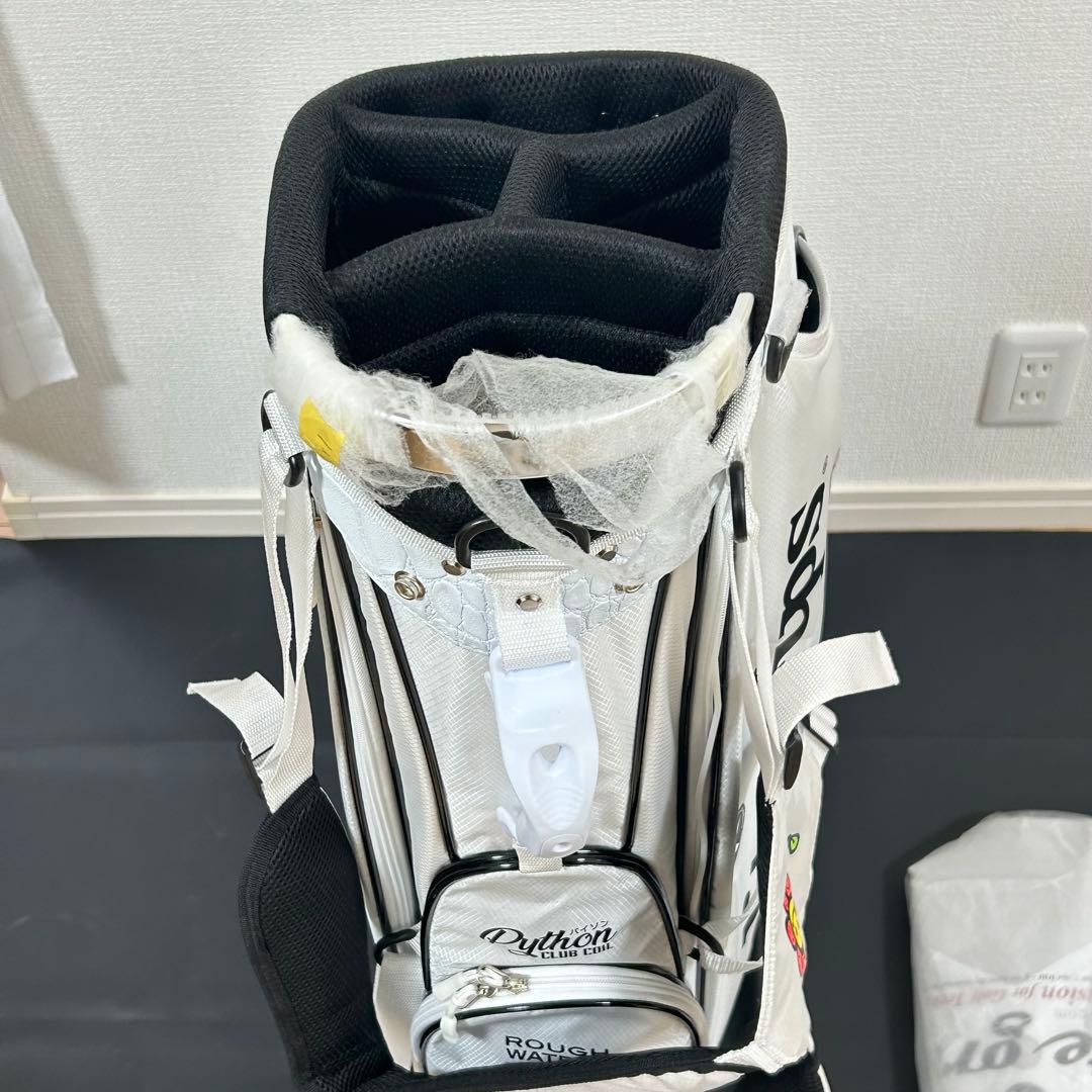 伊*門様 エリートグリップ 【100本限定品】キャディバック ホワイト スタンド