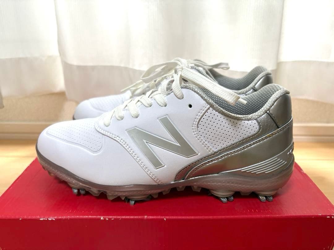 New Balance ゴルフシューズ WG996WS ホワイト 24.5
