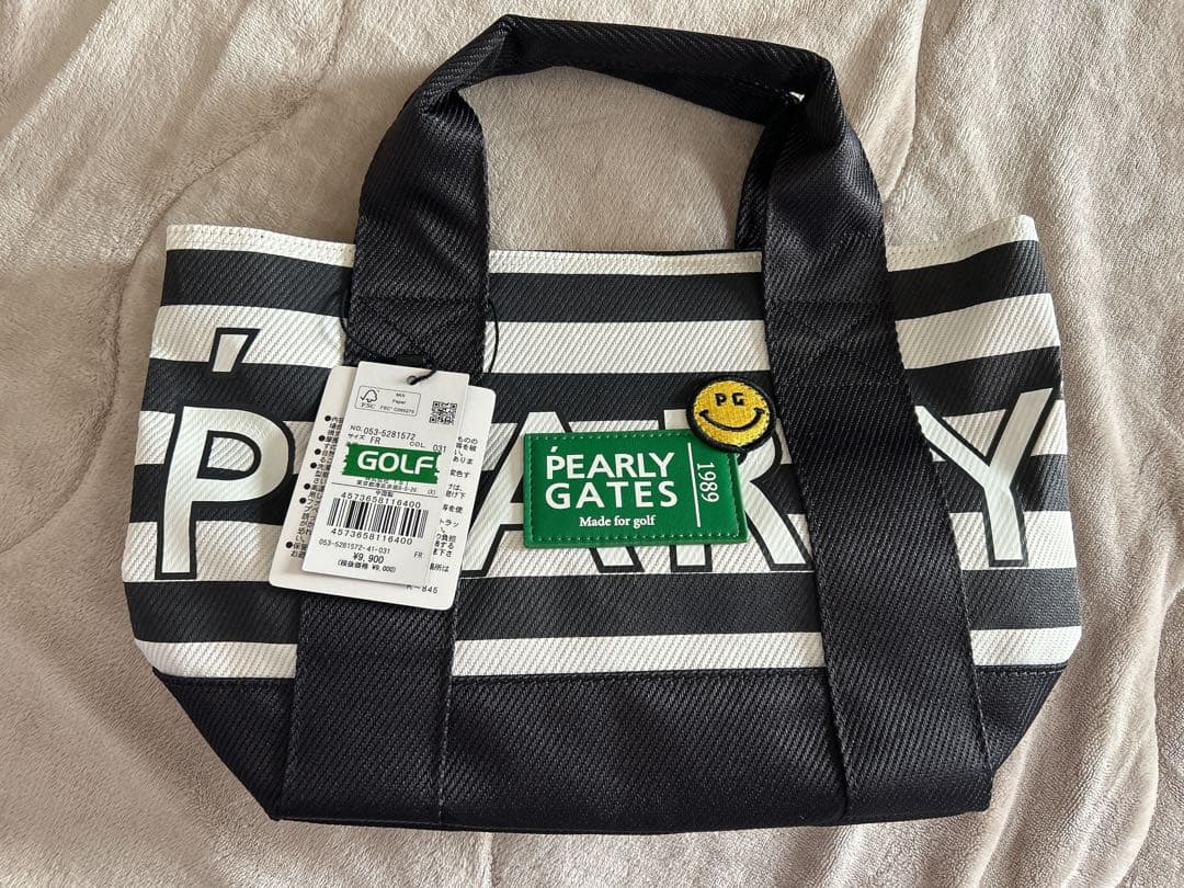 新品未使用 パーリーゲイツ カートバッグ ボーダー ゴルフバッグ