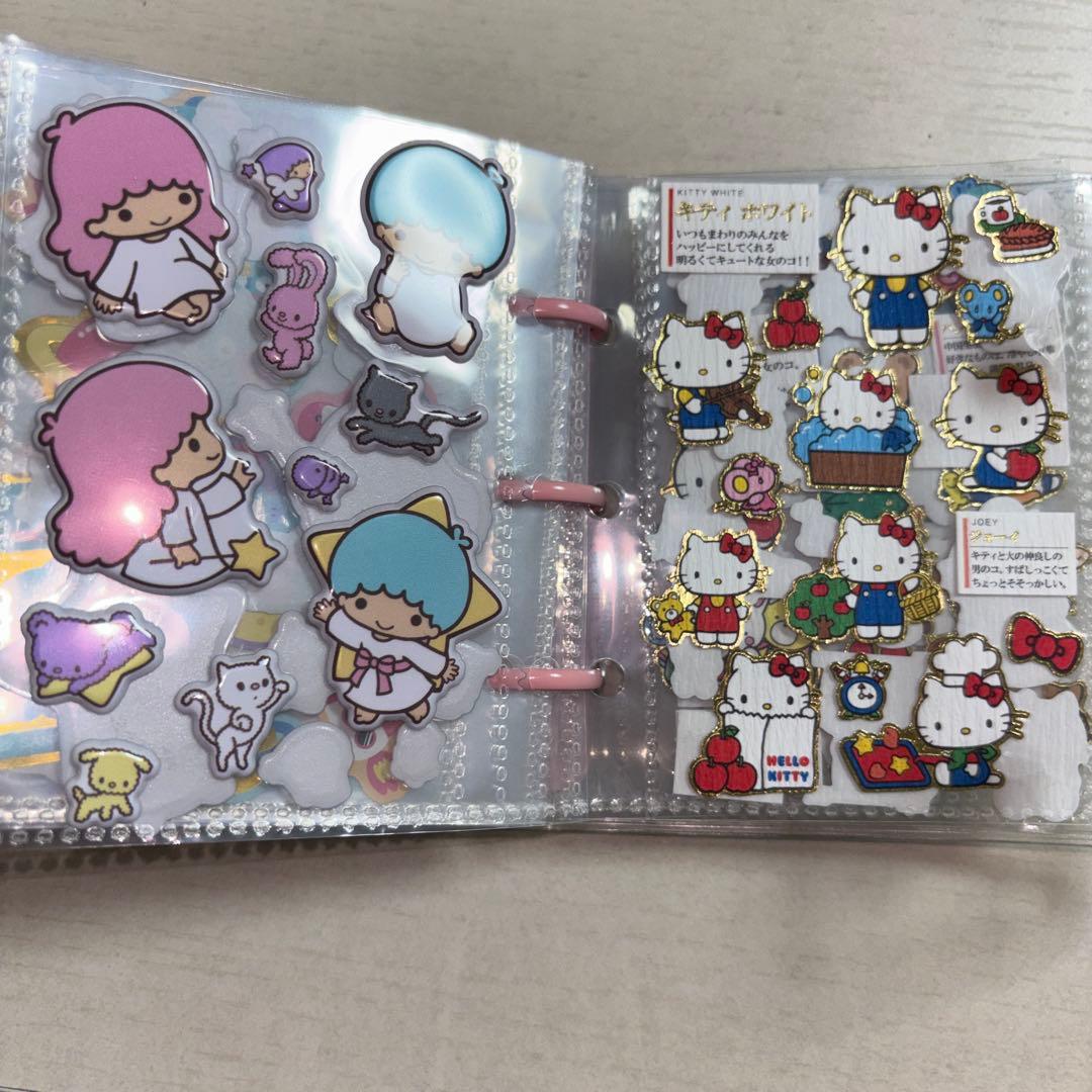 シール帳 完成品 サンリオ ボンボンドロップシール おはじきシール 大人の図鑑