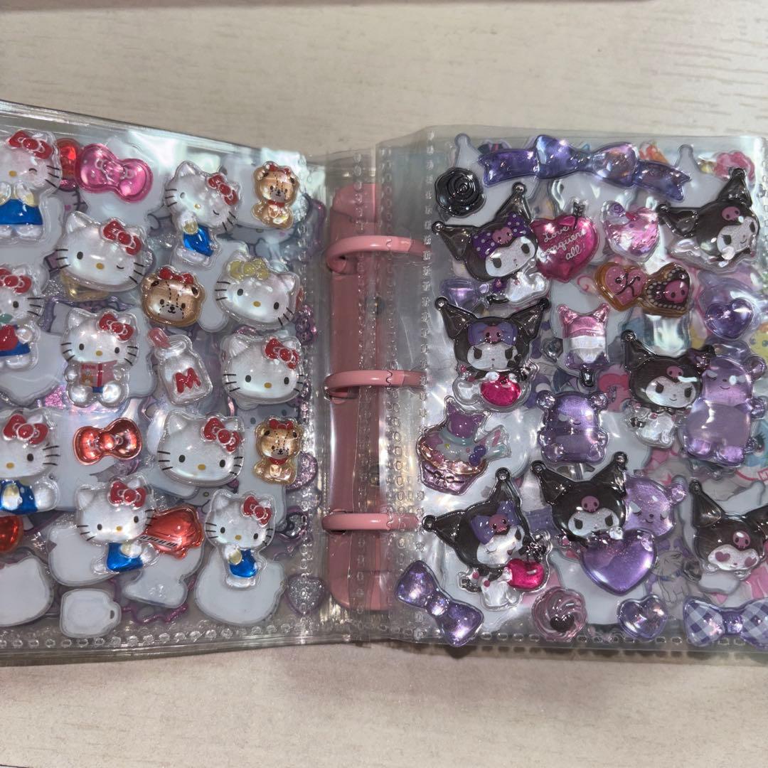 シール帳 完成品 サンリオ ボンボンドロップシール おはじきシール 大人の図鑑