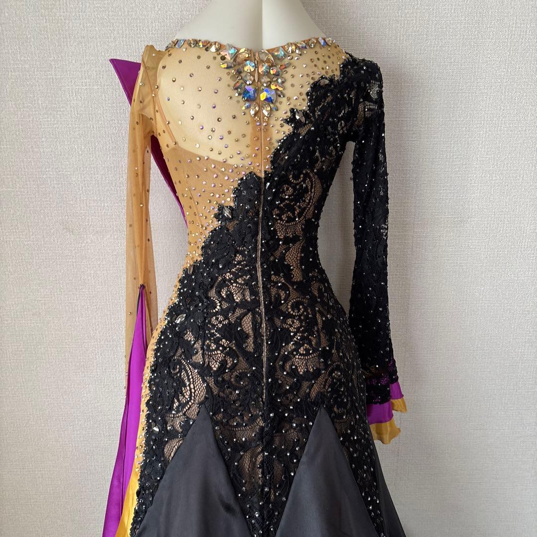 『最終値下げ』社交ダンススタンダードヤナギダダンスウェアーオーダードレス