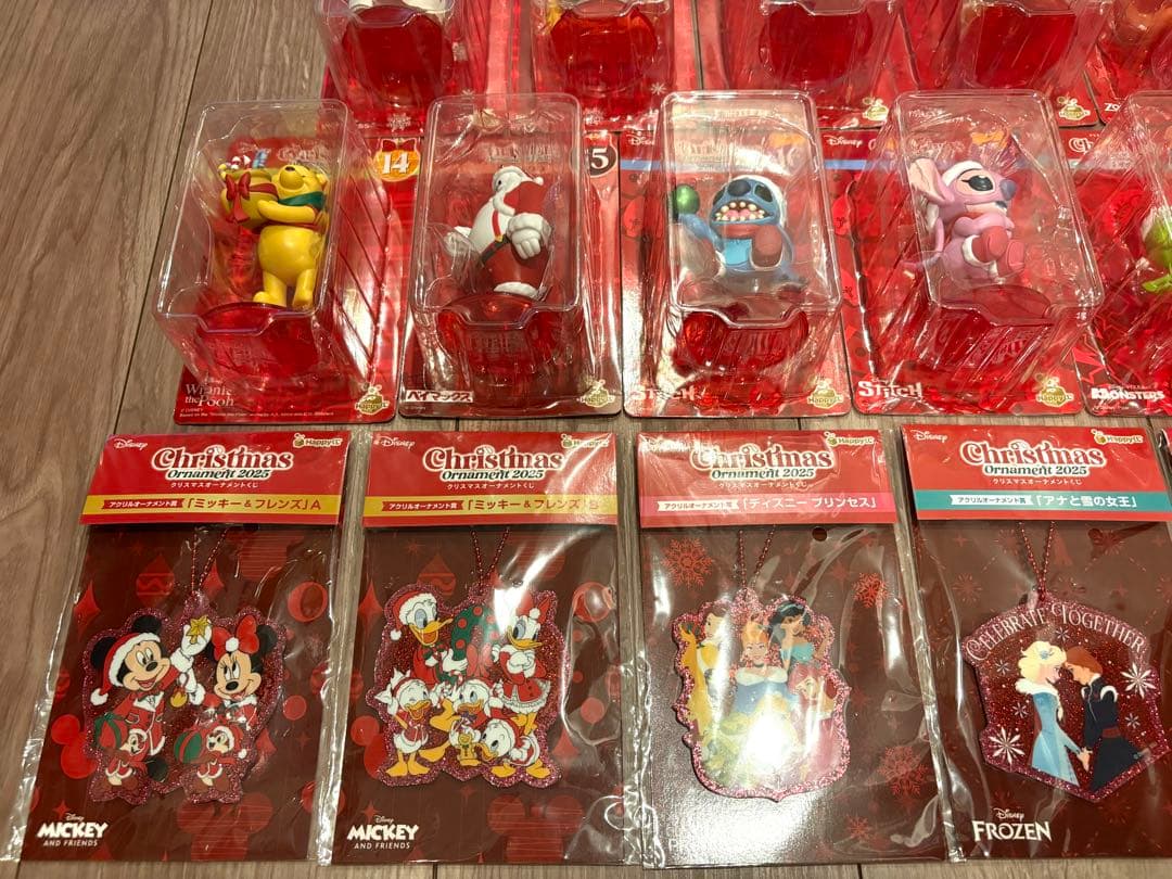 ディズニー クリスマスオーナメントくじ 2025 フィギュア 全種 27点
