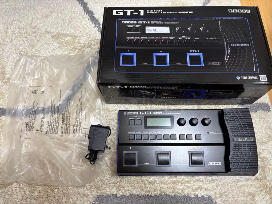 BOSS GT-1 & ACアダプター(9V)