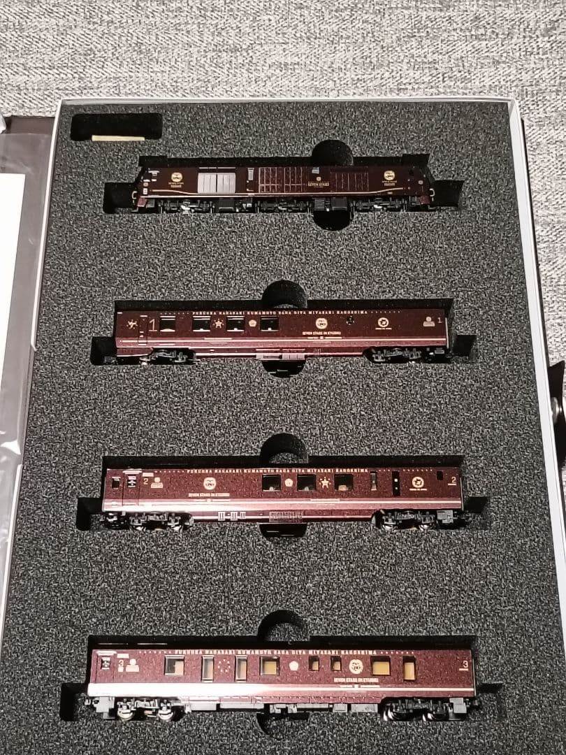 【未使用】KATO 10-1519クルーズトレイン「ななつ星in九州」8両セット