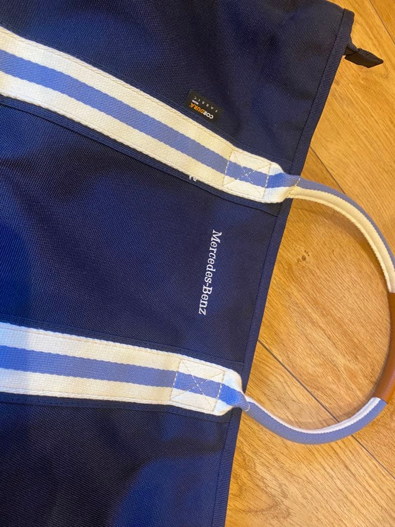 メルセデス　タイトリスト　トートバッグ　ネイビー