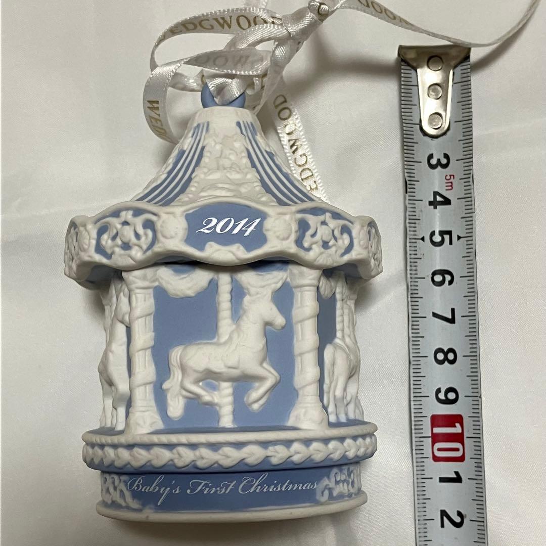  オーナメント 2014 ブルー カルーセル ウェッジウッド 馬