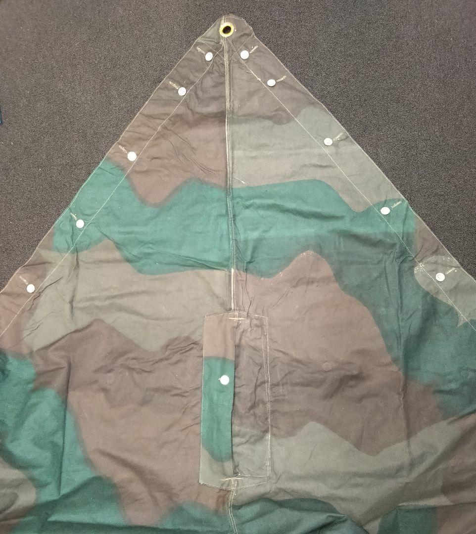 デッドストック スウェーデン軍幕 テントシート 4枚 ミリタリー キャンプ