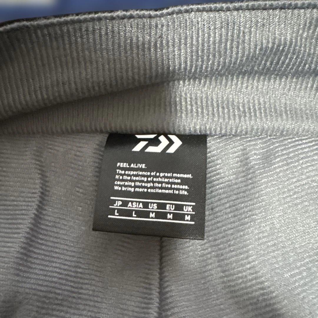 Daiwa レインマックス防水防寒　Lサイズ グレー/ブラック