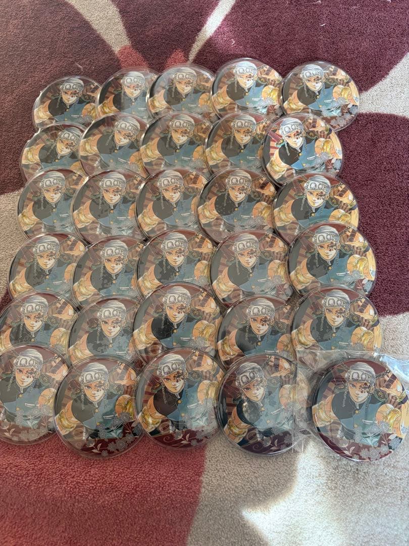 鬼滅の刃 宇髄天元 原作缶バッジ 30個セット おまけ2個付き