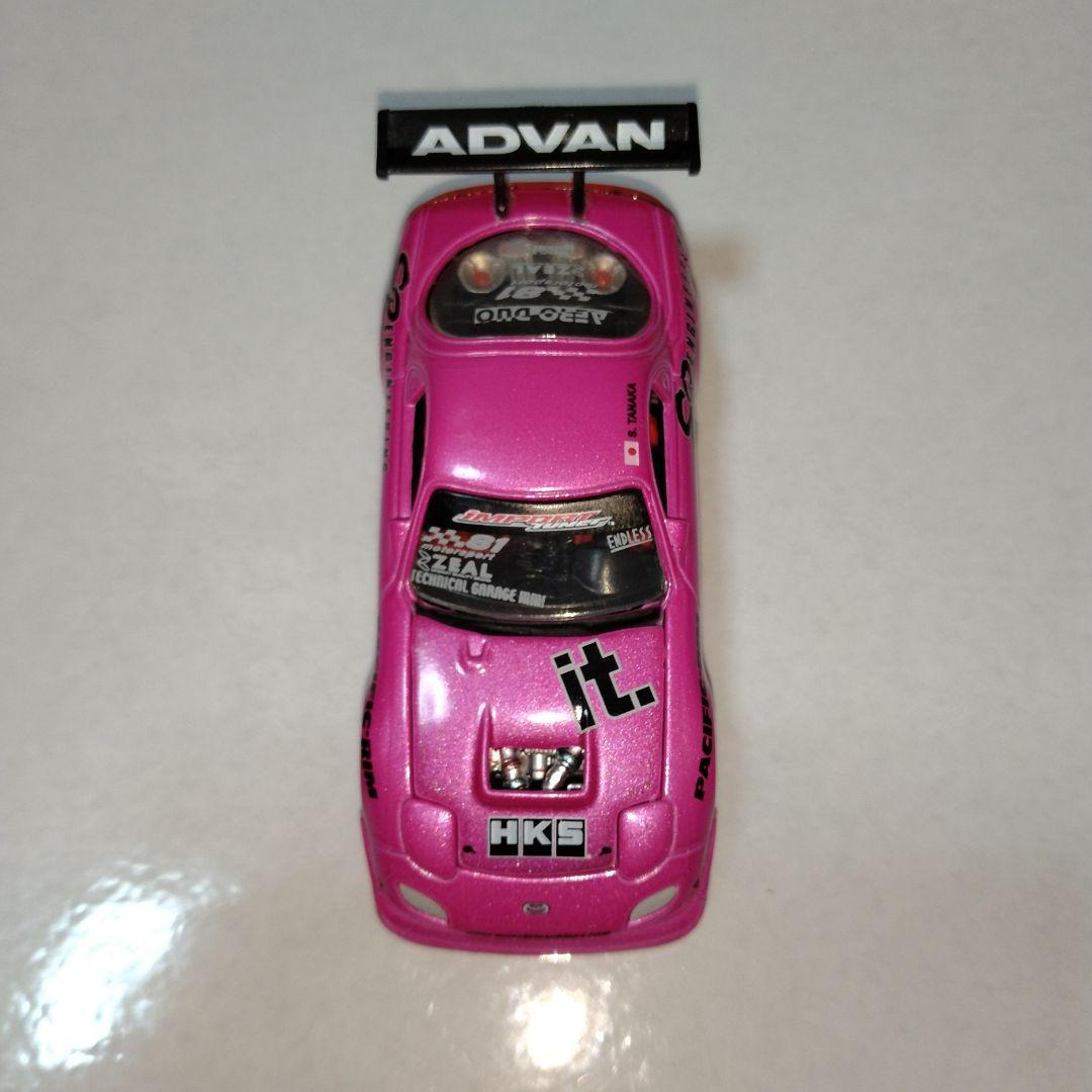 ジャンク 1/64 マッスルマシーン 3 FD3S D1仕様 ピンク