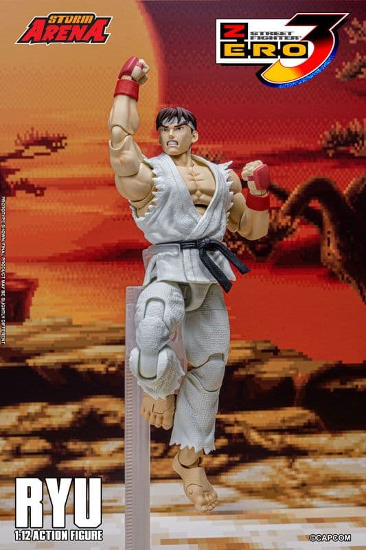 ストリートファイターZERO3 1/12スケール アクションフィギュア リュウ