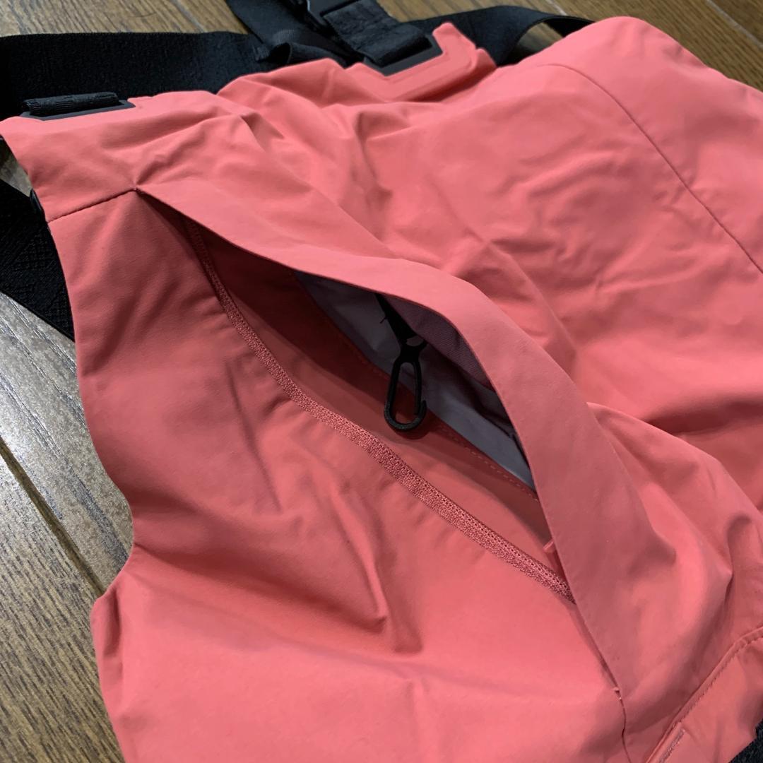 アディダス　スノー　ビブパンツ　ゴアテックス　スノーボードウェア　M　ピンク系