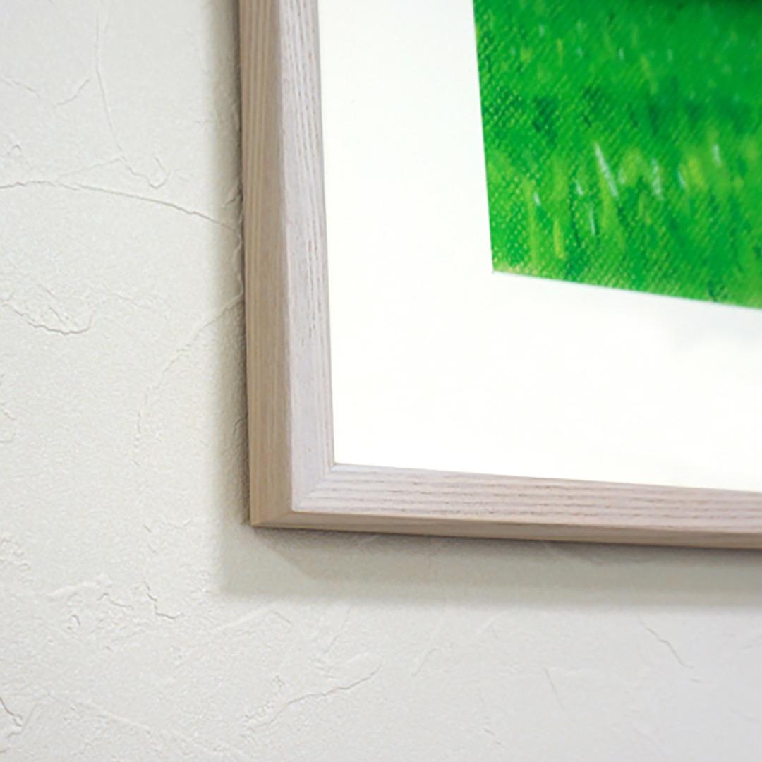 パステル画（原画）内灘砂丘・夕陽。