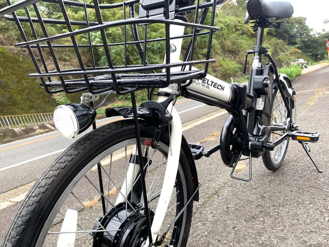 【動作確認済】送料無料 PELTECH 折り畳み電動アシスト自転車6速20インチ