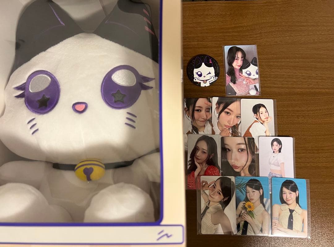 ME:I 笠原桃奈 MO:NA おすわりME:EYE’s ぬいぐるみ　ミャイ