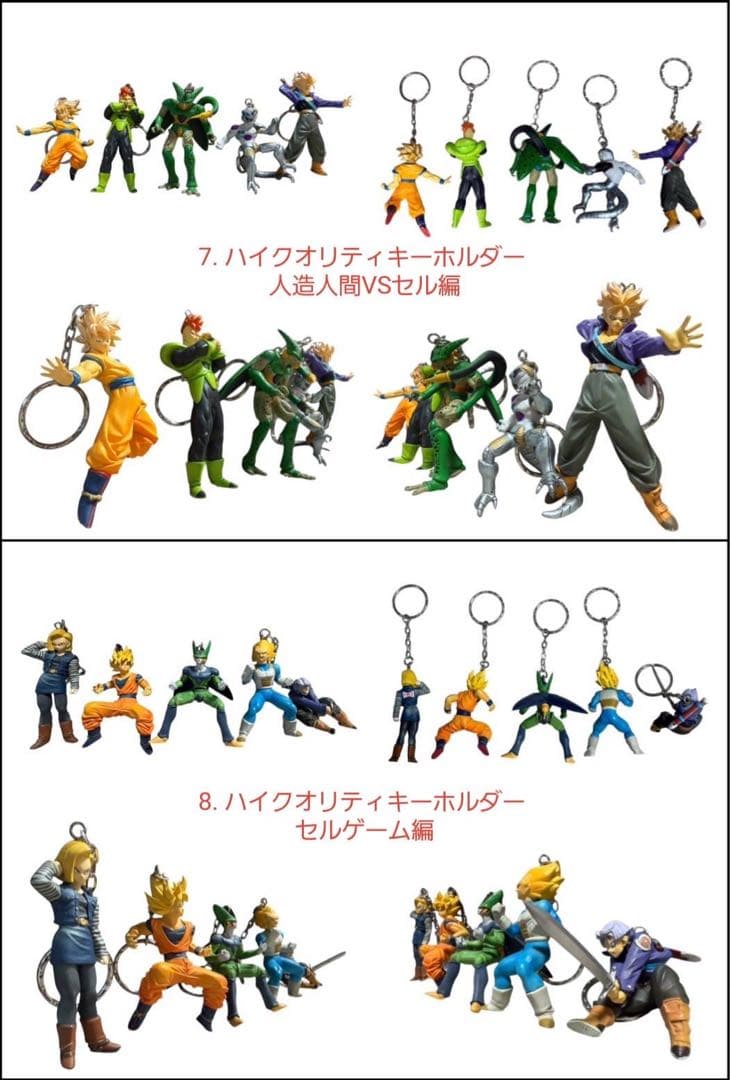 ドラゴンボール ハイクオリティキーホルダーハイグレードカラーリングキーホルダー