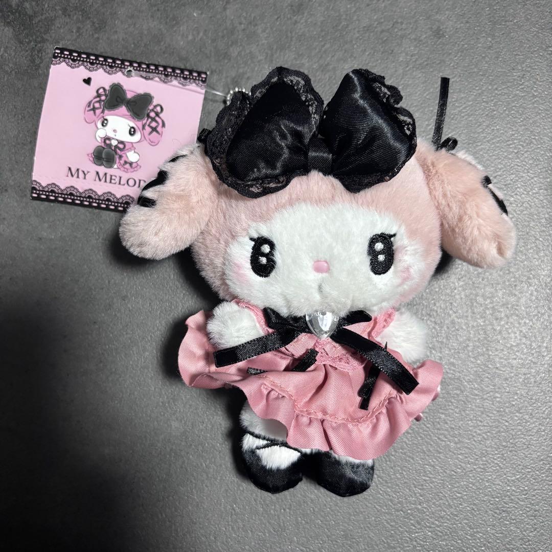 【新品未使用・タグ付き】サンリオ マイメロ 真夜中のメロクロ マスコット