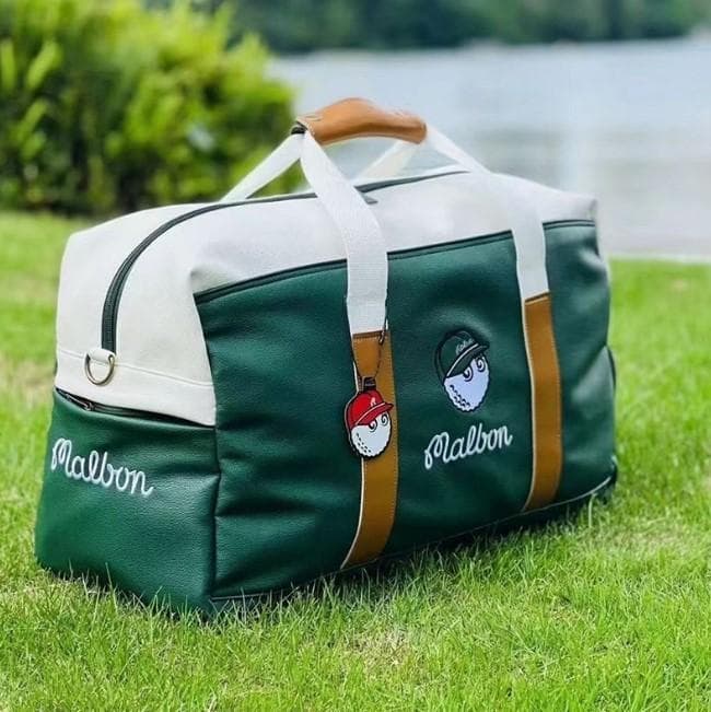 未使用品 ボストンバッグ ゴルフバッグ ショルダーベルト付き シューズ収納