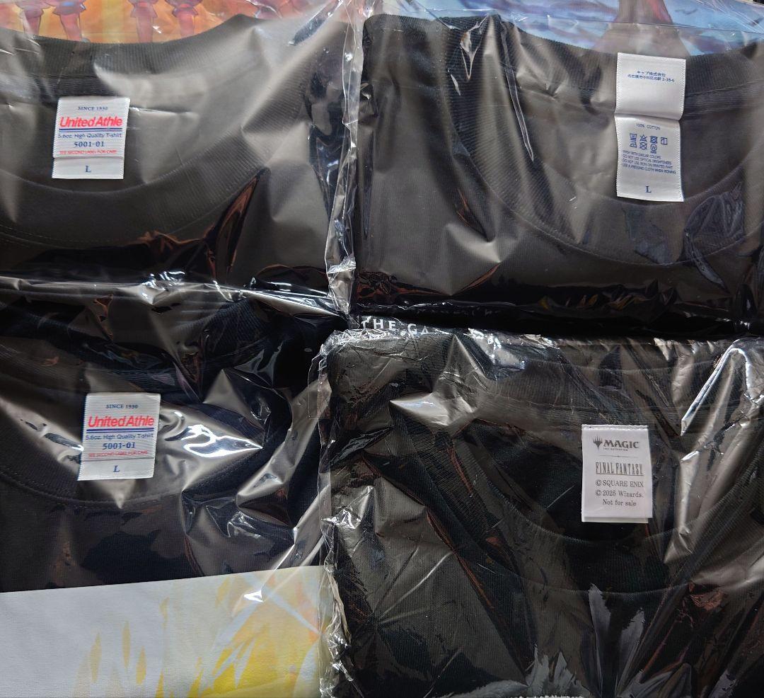 mtg 超稀少 ff コラボ tシャツ 4着 セット 大戦祭 抽選