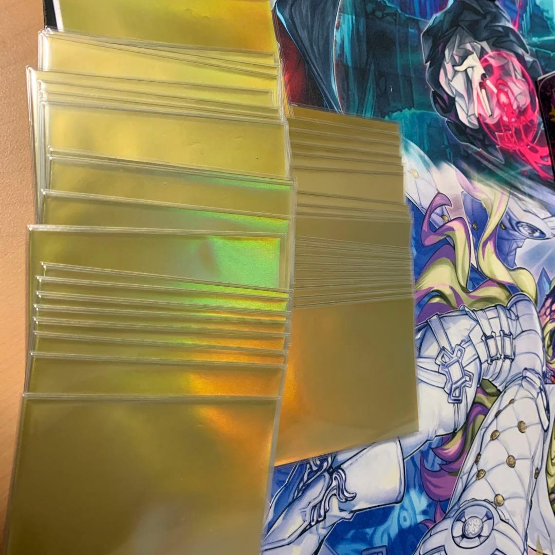 遊戯王OCG スリーブ　ハノイゴールド　ハノゴル　73枚