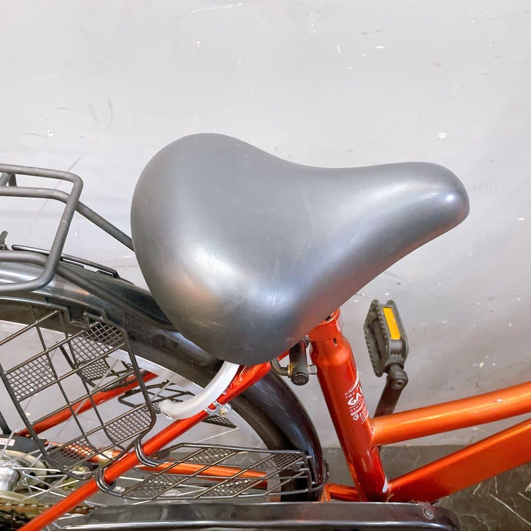 【978】《限定》一般車 ママチャリ GALLON レッド 27インチ