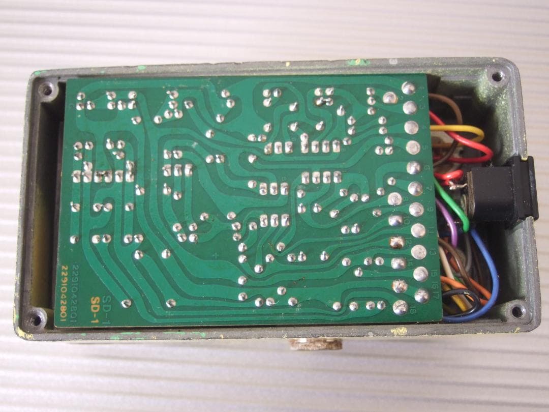 発売初月 81年2月 銀ネジ A基板 NEC C4558C Boss SD-1