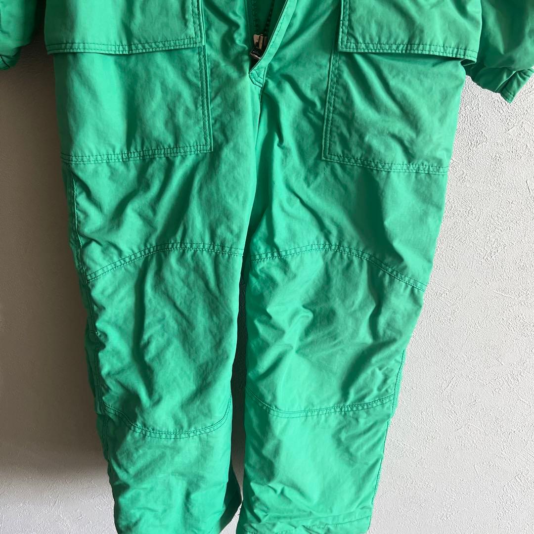 The North Face 子ども用スキーウェア 緑色