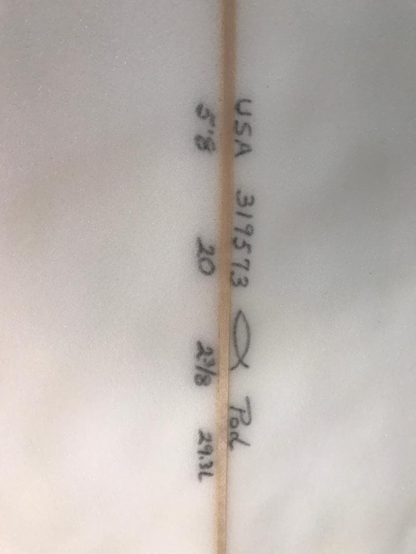 アル メリック チャネルアイランズサーフボード 5'8フィート フィッシュテール