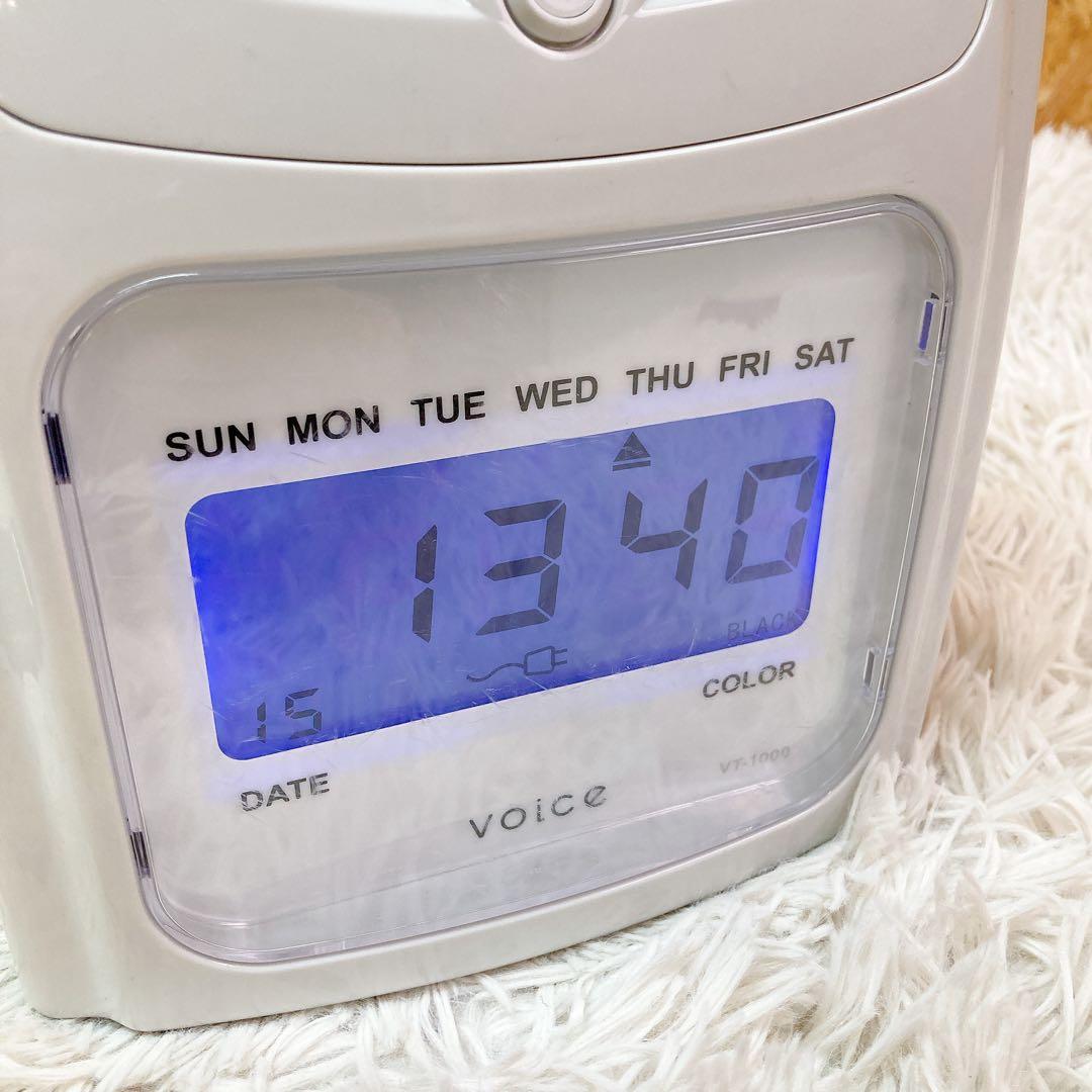 voice vt-1000 タイムレコーダー　タイムカード