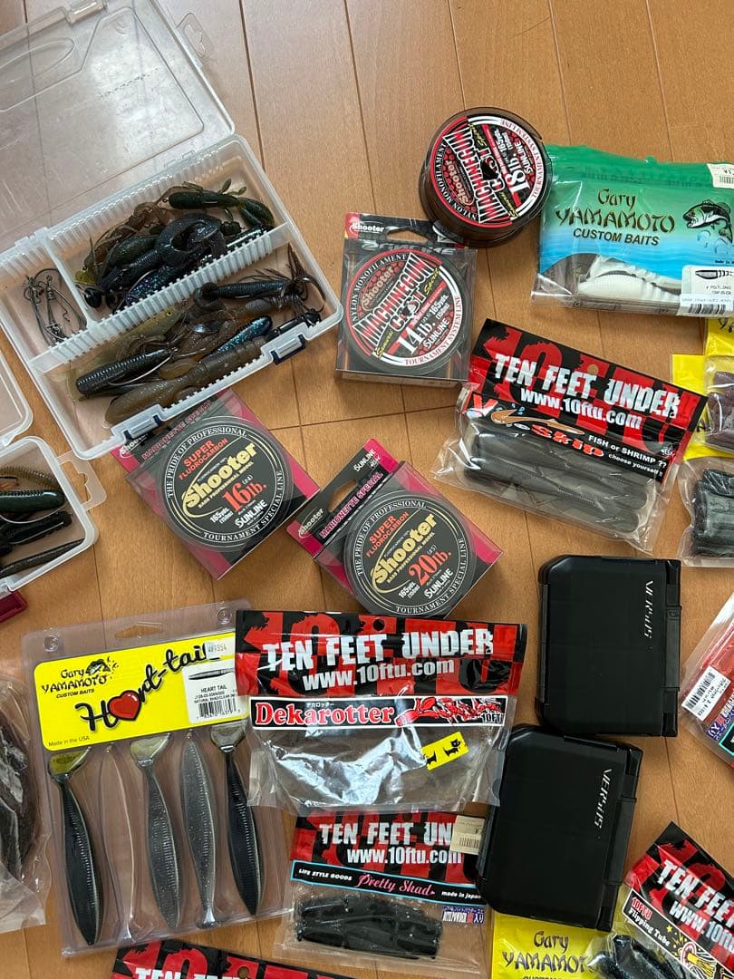 バス釣り引退 10ftu テンフィートアンダー ゲーリー多数