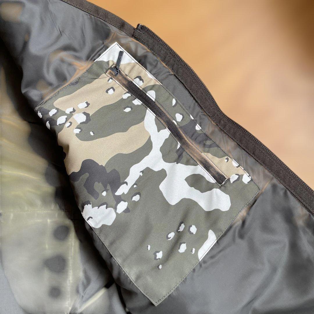 Lノースフェイスカモフラ迷彩5ポケットフィッシングベストタグ付き