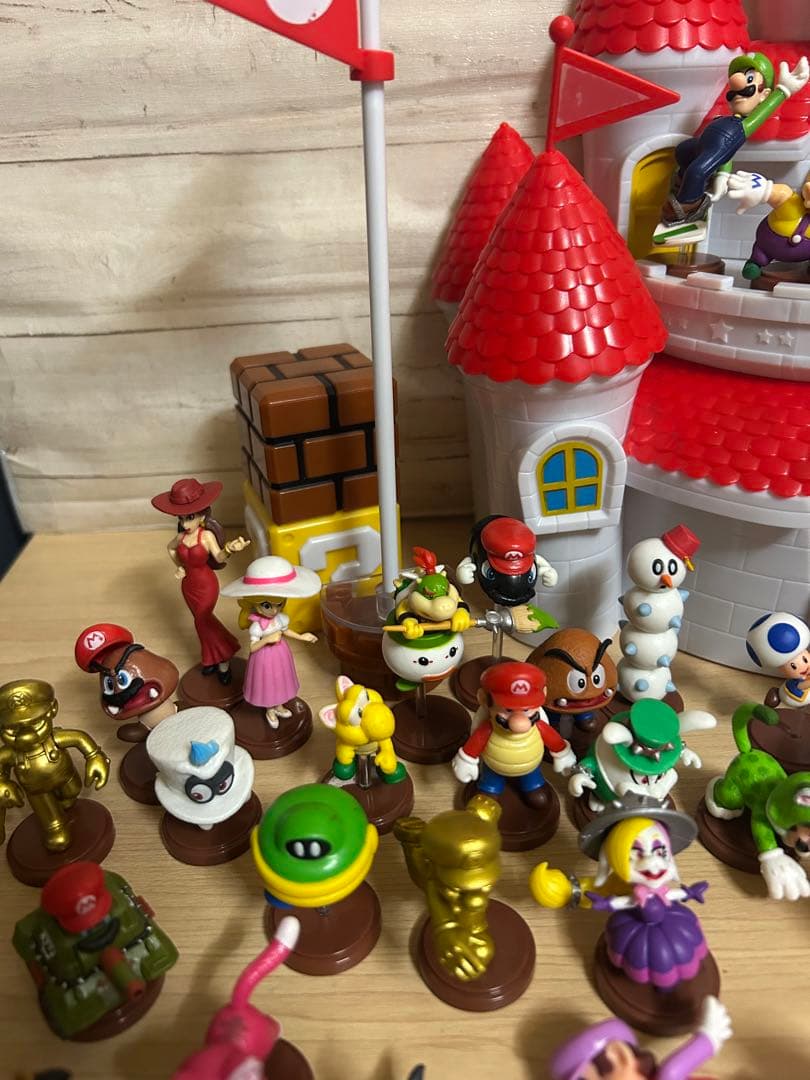 スーパーマリオ　プレイセットピーチ城　チョコエッグ　フィギュア　まとめ　セット