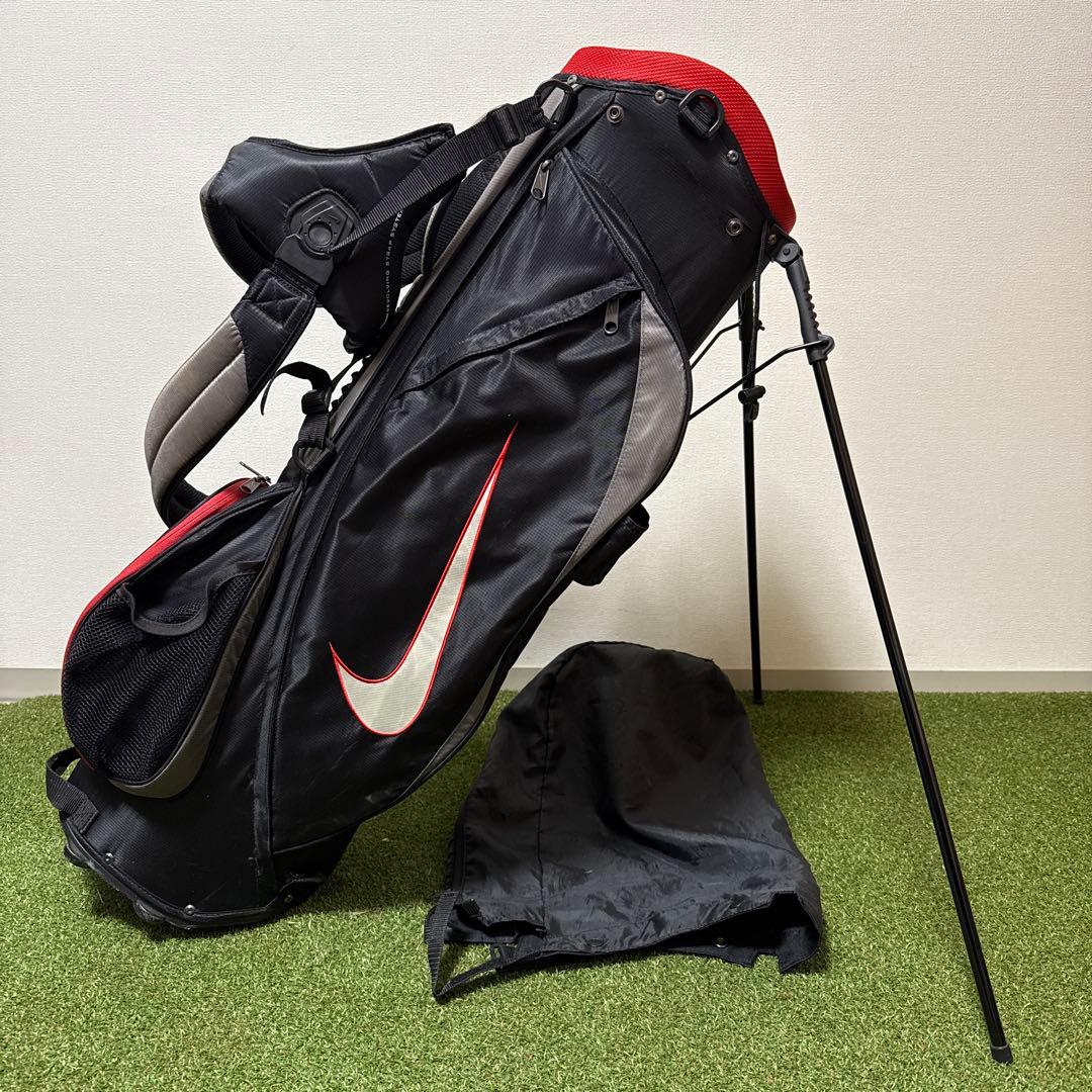 NIKE ナイキ キャディバッグ スタンド式 ブラック 軽量