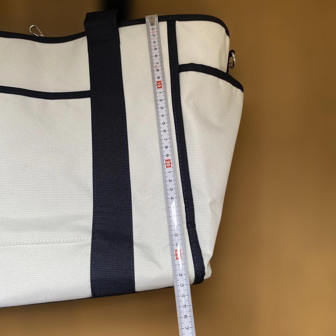 ジャックバニーロッカーバッグ、ネイビー/白