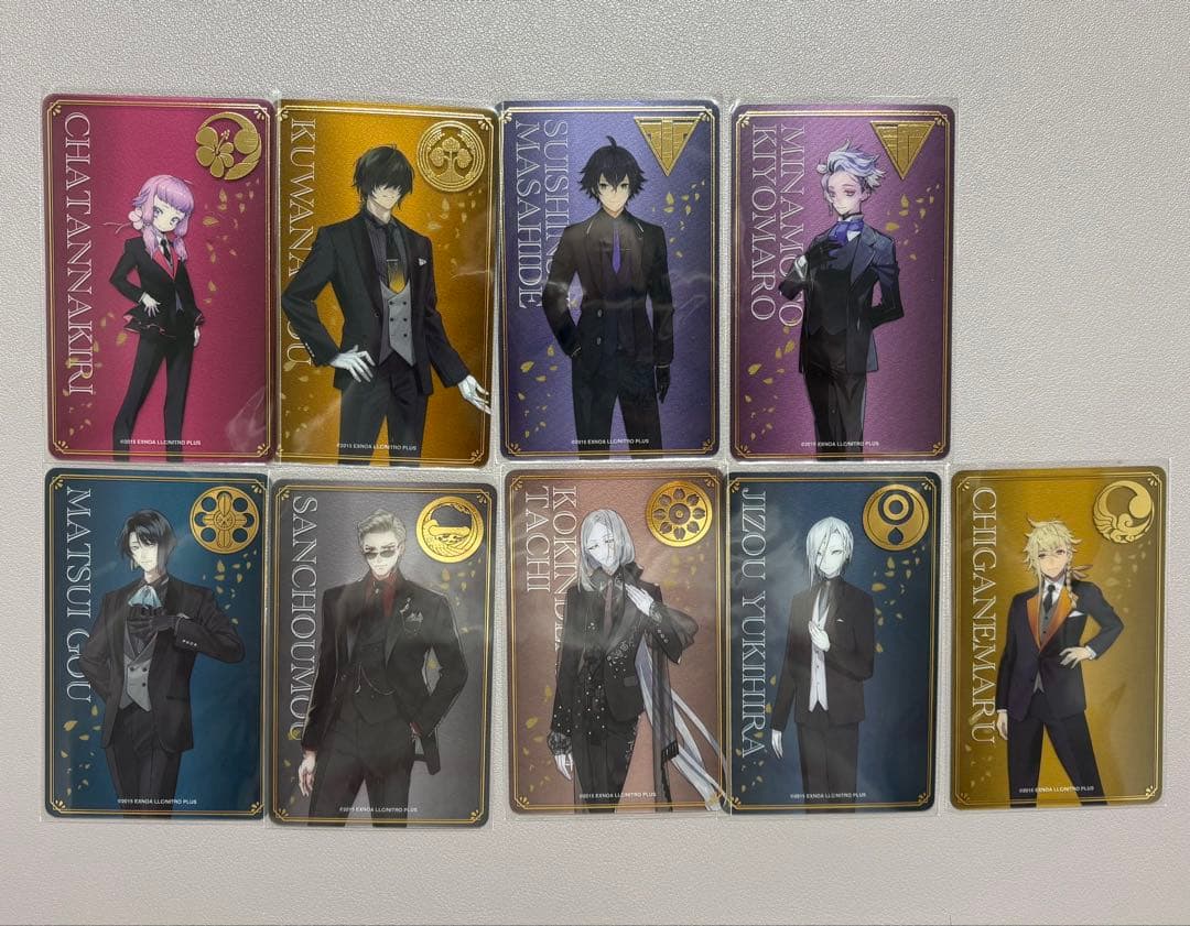 【刀剣乱舞】大本丸博 箔押しクリアカード 104枚