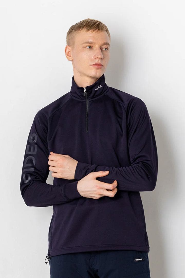 メンズウェア FIDES GOLF BRUSHED BACK FREEZE HALF ZIP