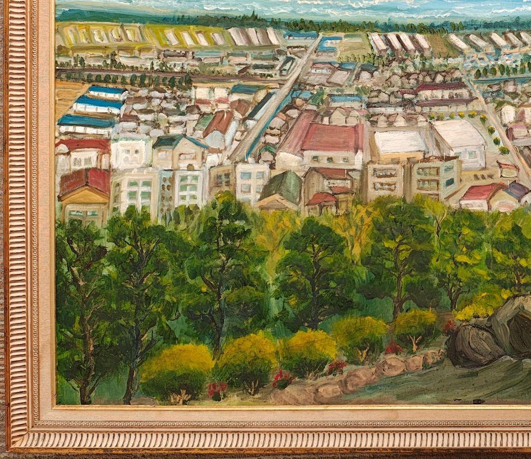 【送料込】F50号 額縁（鑑賞用額縁)＆油彩画セット ※裏板なし