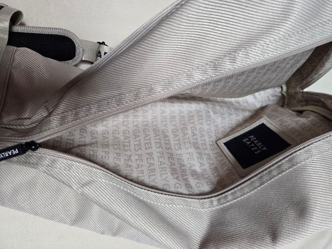 クラブケース　ゴルフ　ベージュ　パーリーゲイツ　バッグ