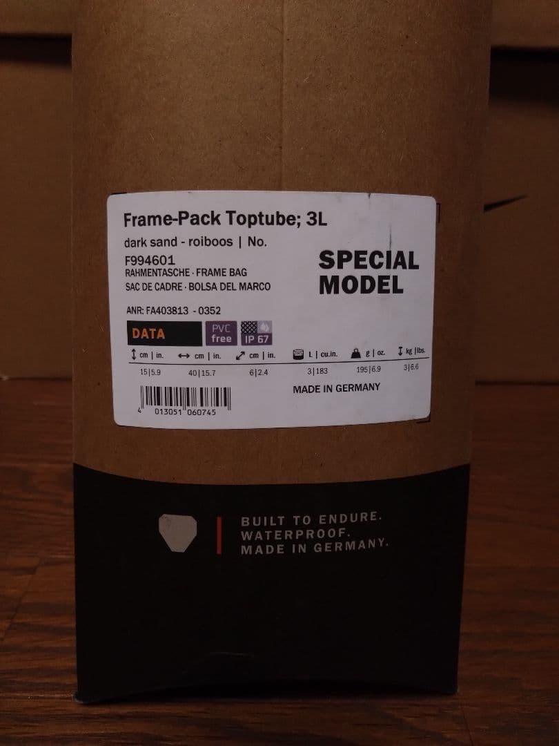 ASSOS ORTLIEB Frame Bag 3L アソス オルトリーブ