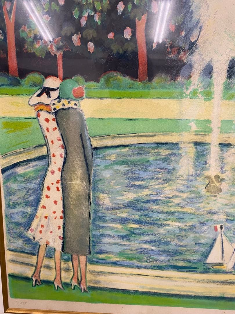 【希少】5枚セット　セーヌ川に沿ってリトグラフ