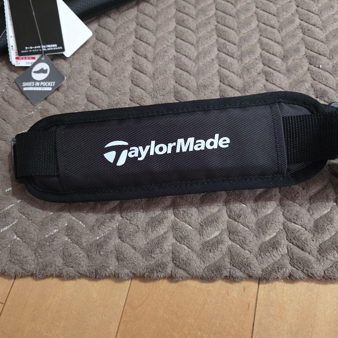 TaylorMade ゴルフバッグ 黒 赤ライン