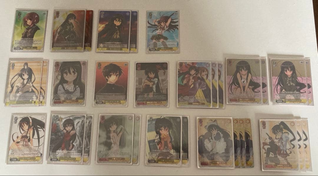 ヴァイスシュヴァルツ 灼眼のシャナ PB 枝扉デッキ＋デッキパーツセット