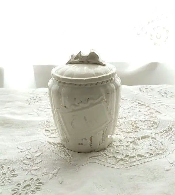 アンティーク リボンキャニスターセット