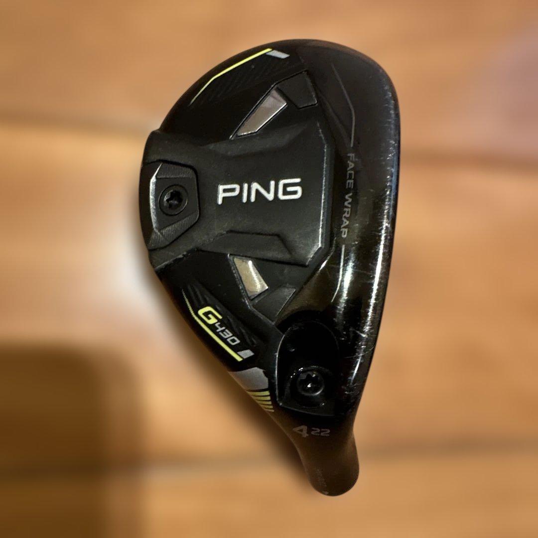 PING ピン G430 4u 22度 ハイブリッド ヘッドカバー付き　美品