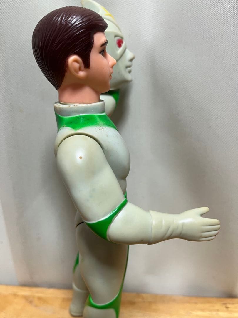 ミラーマン マスク着脱 ソフビ 当時物 レトロ ブルマァク 円谷プロ