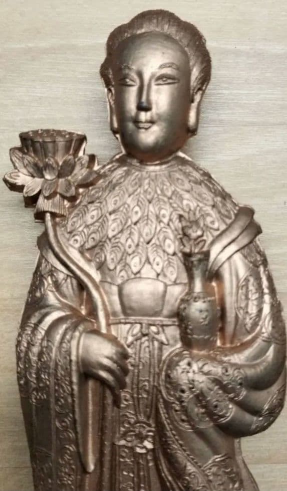 中国古墨 徽歙曹素功堯千氏監製 人形墨